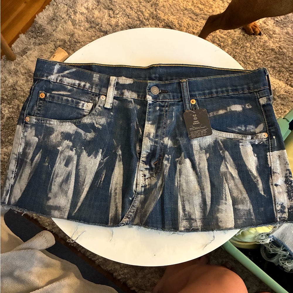 Urban Renewal Distressed Blue Denim